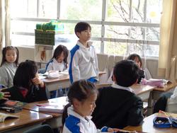 2年生国語の授業