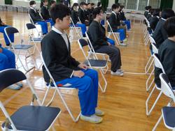 6年生卒業式の練習