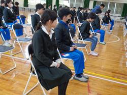 6年生卒業式の練習