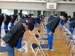 6年生卒業式の練習