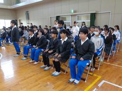 5年生卒業式の練習