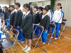 5年生卒業式の練習