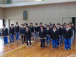 5年生卒業式の練習