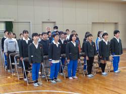 5年生卒業式の練習