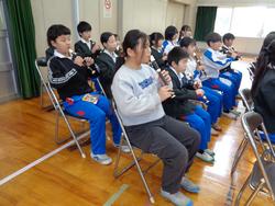 5年生卒業式の練習
