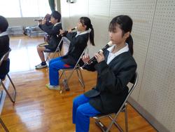 5年生卒業式の練習