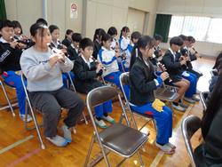 5年生卒業式の練習