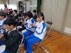 5年生卒業式の練習