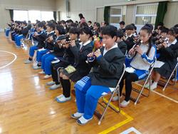 5年生卒業式の練習