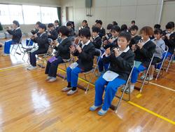 5年生卒業式の練習