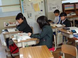 3年生国語の授業