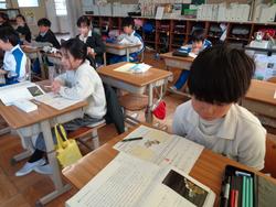 3年生国語の授業