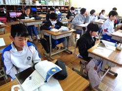 3年生国語の授業