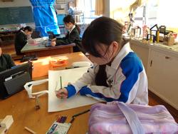 4年生図工の授業