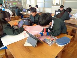 4年生図工の授業