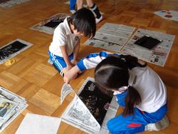 2年生図工の授業