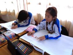 2年生図工の授業