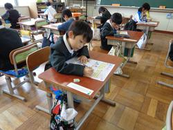 1年生算数の授業（テスト）