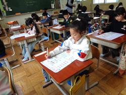 1年生算数の授業（テスト）