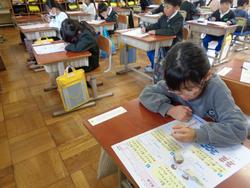1年生算数の授業（テスト）