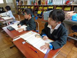 1年生国語の授業