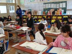 1年生国語の授業