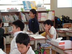 1年生国語の授業