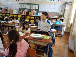 1年生国語の授業