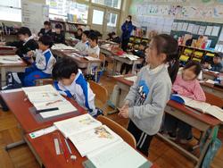 1年生国語の授業