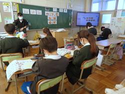 6年生外国語の授業