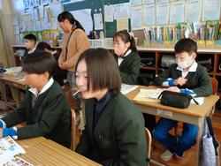 6年生外国語の授業