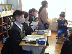 6年生外国語の授業