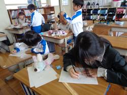 2年生学級活動。