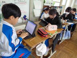 4年生社会の授業