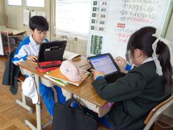 4年生社会の授業