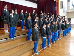 6年生卒業式の練習