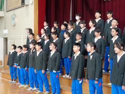 6年生卒業式の練習