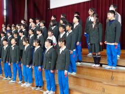 6年生卒業式の練習