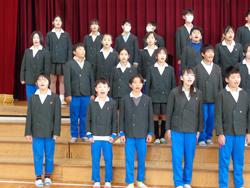 6年生卒業式の練習
