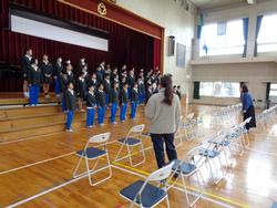 6年生卒業式の練習