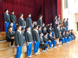5・6年生卒業式の練習