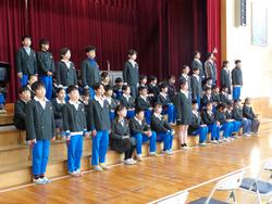 5・6年生卒業式の練習