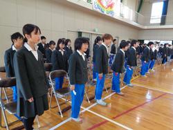 5・6年生卒業式の練習