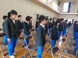 5・6年生卒業式の練習