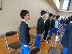 5・6年生卒業式の練習