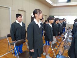 5・6年生卒業式の練習