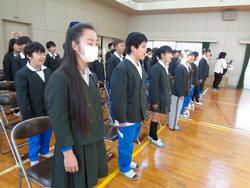 5・6年生卒業式の練習