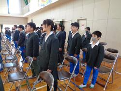 5・6年生卒業式の練習