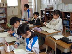 3年生国語の授業