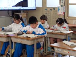 3年生国語の授業